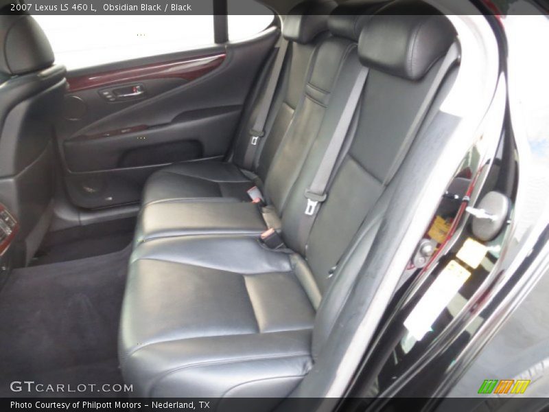 Obsidian Black / Black 2007 Lexus LS 460 L