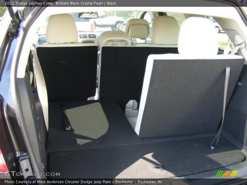 Brilliant Black Crystal Pearl / Black 2012 Dodge Journey Crew