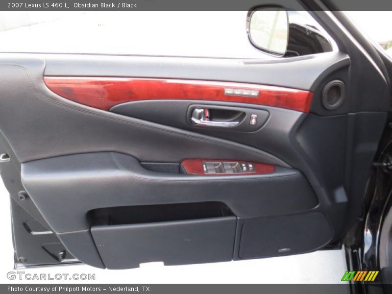 Obsidian Black / Black 2007 Lexus LS 460 L