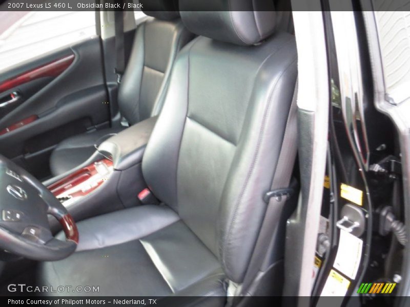Obsidian Black / Black 2007 Lexus LS 460 L