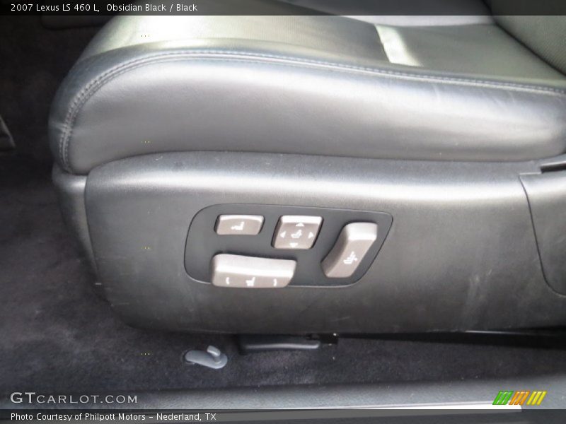 Obsidian Black / Black 2007 Lexus LS 460 L