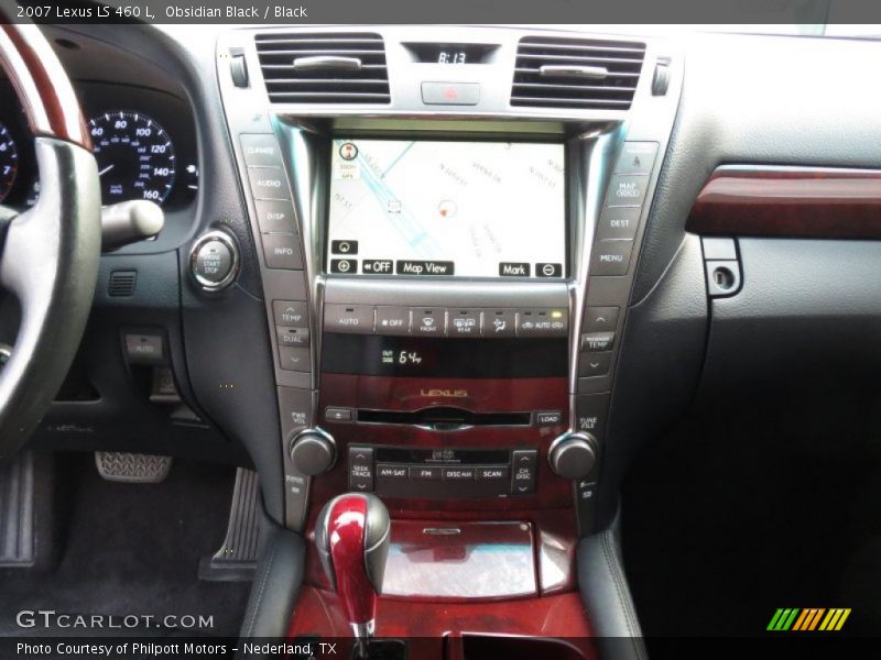 Obsidian Black / Black 2007 Lexus LS 460 L