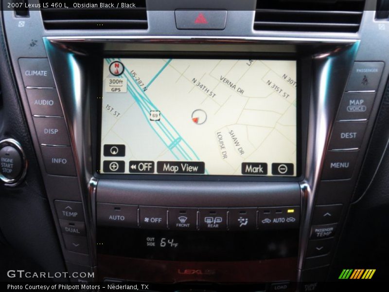 Obsidian Black / Black 2007 Lexus LS 460 L