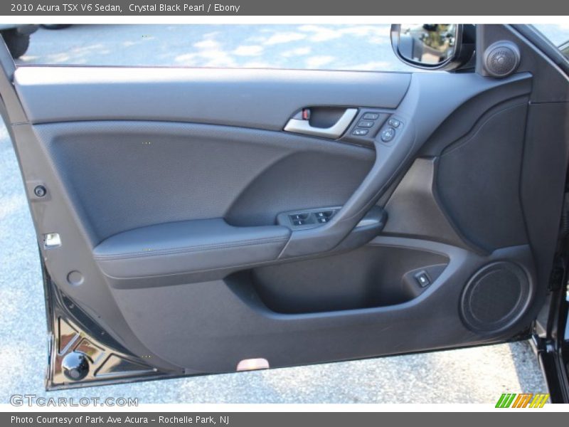 Crystal Black Pearl / Ebony 2010 Acura TSX V6 Sedan