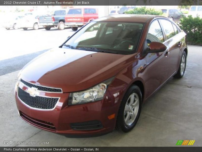 Autumn Red Metallic / Jet Black 2012 Chevrolet Cruze LT