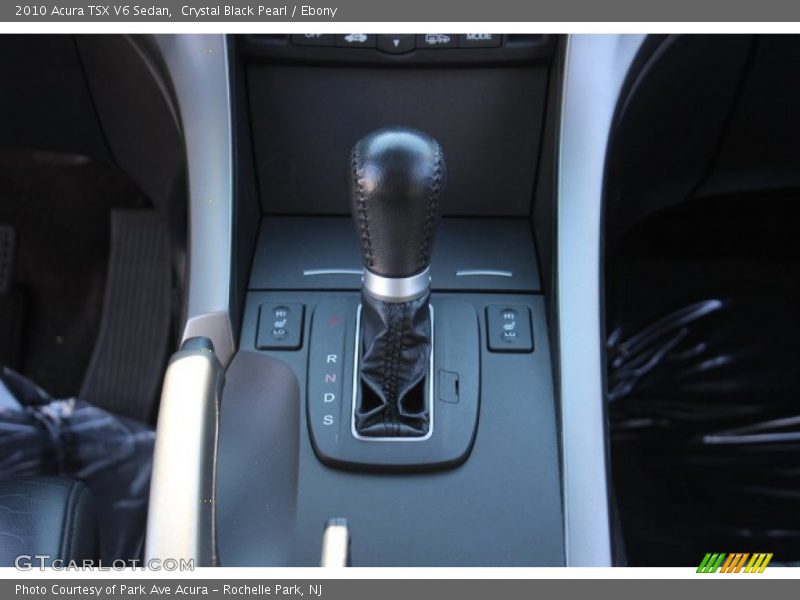 Crystal Black Pearl / Ebony 2010 Acura TSX V6 Sedan