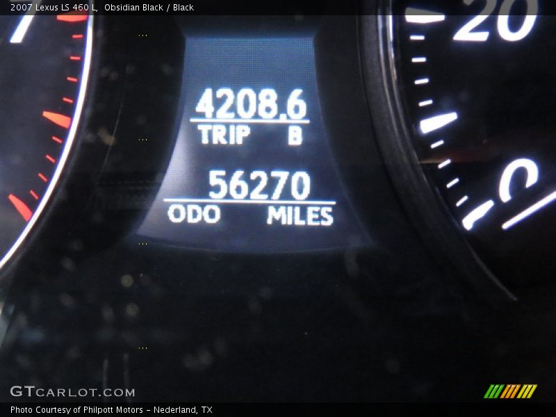Obsidian Black / Black 2007 Lexus LS 460 L