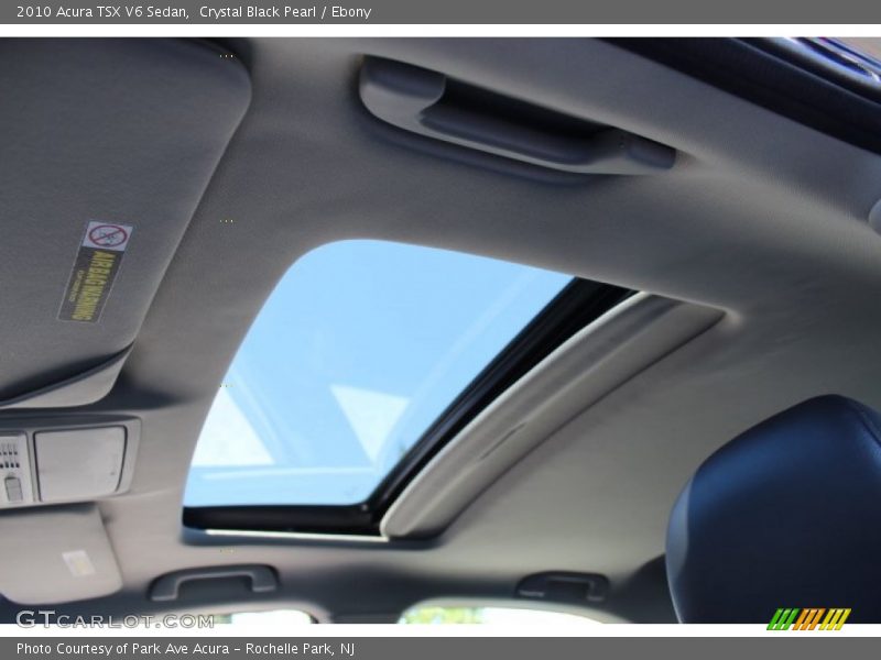 Crystal Black Pearl / Ebony 2010 Acura TSX V6 Sedan