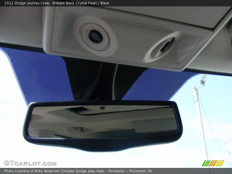 Brilliant Black Crystal Pearl / Black 2012 Dodge Journey Crew