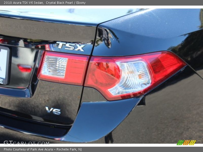 Crystal Black Pearl / Ebony 2010 Acura TSX V6 Sedan