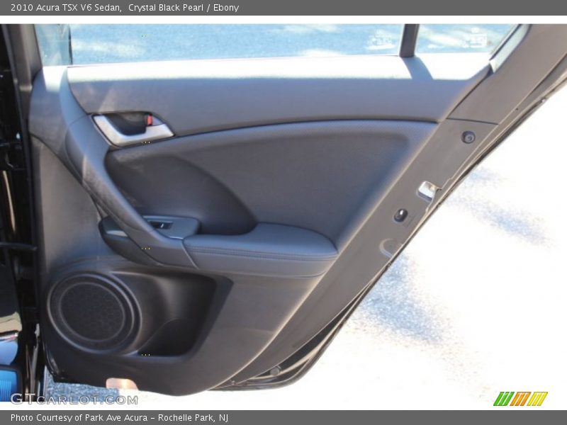Crystal Black Pearl / Ebony 2010 Acura TSX V6 Sedan