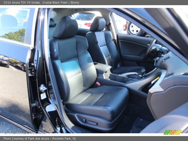 Crystal Black Pearl / Ebony 2010 Acura TSX V6 Sedan