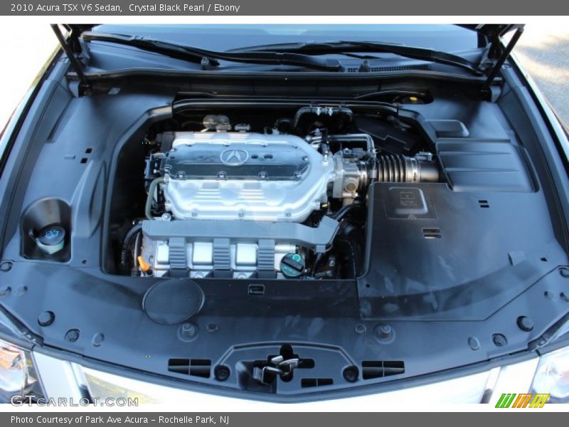 Crystal Black Pearl / Ebony 2010 Acura TSX V6 Sedan