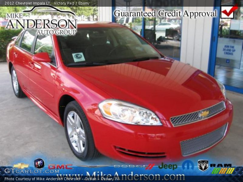 Victory Red / Ebony 2012 Chevrolet Impala LT
