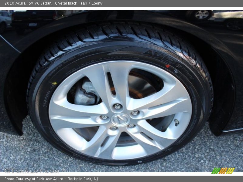 Crystal Black Pearl / Ebony 2010 Acura TSX V6 Sedan
