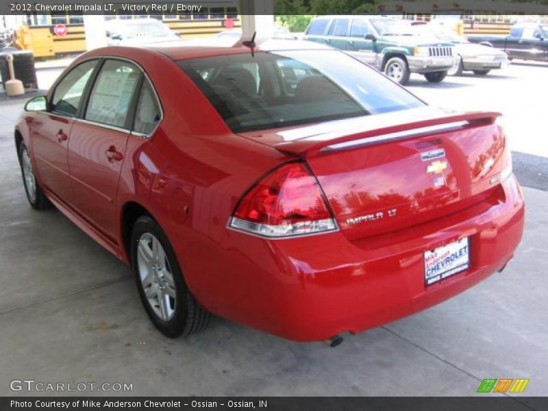 Victory Red / Ebony 2012 Chevrolet Impala LT