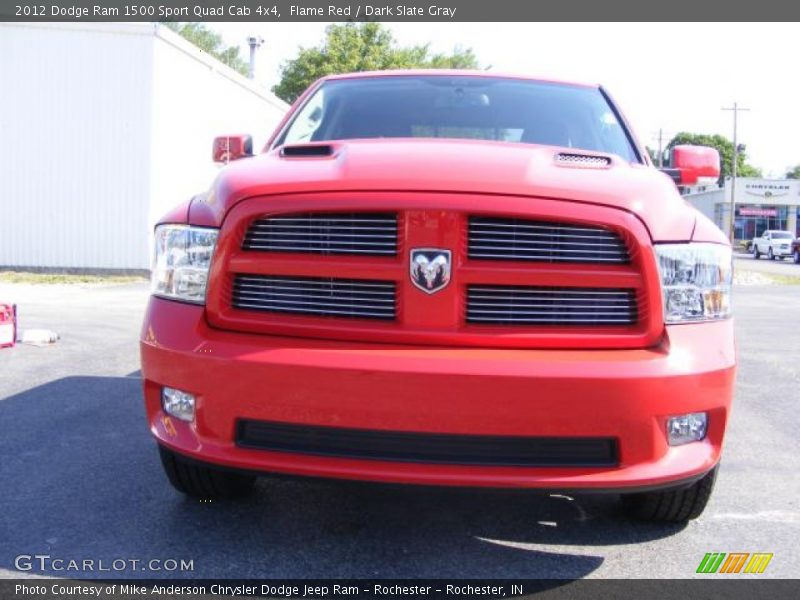 Flame Red / Dark Slate Gray 2012 Dodge Ram 1500 Sport Quad Cab 4x4