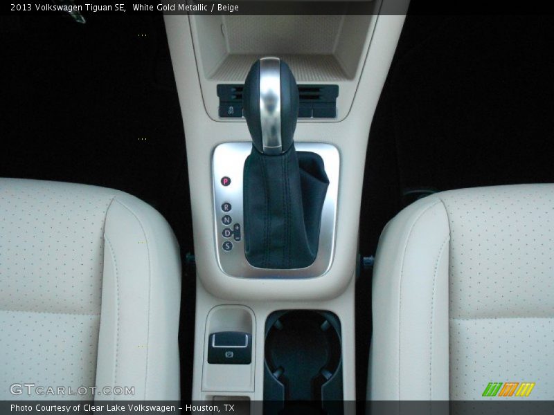 White Gold Metallic / Beige 2013 Volkswagen Tiguan SE