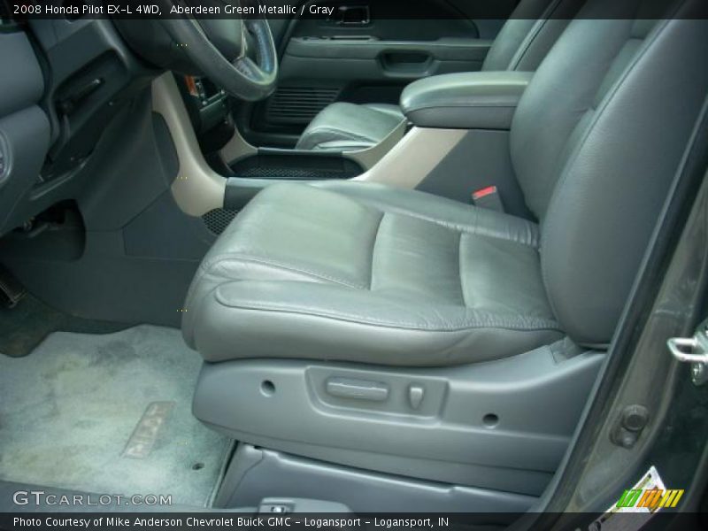 Aberdeen Green Metallic / Gray 2008 Honda Pilot EX-L 4WD