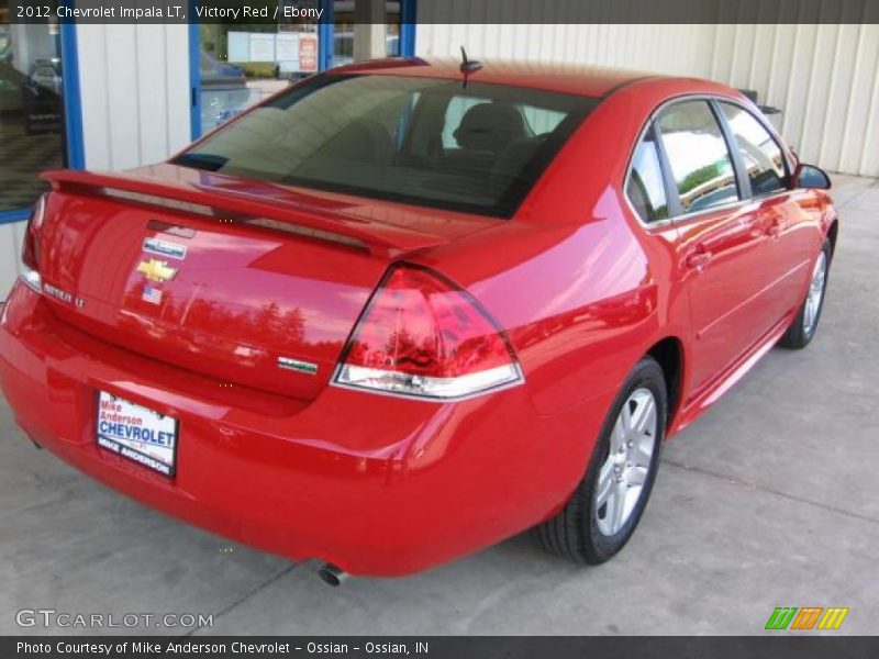 Victory Red / Ebony 2012 Chevrolet Impala LT