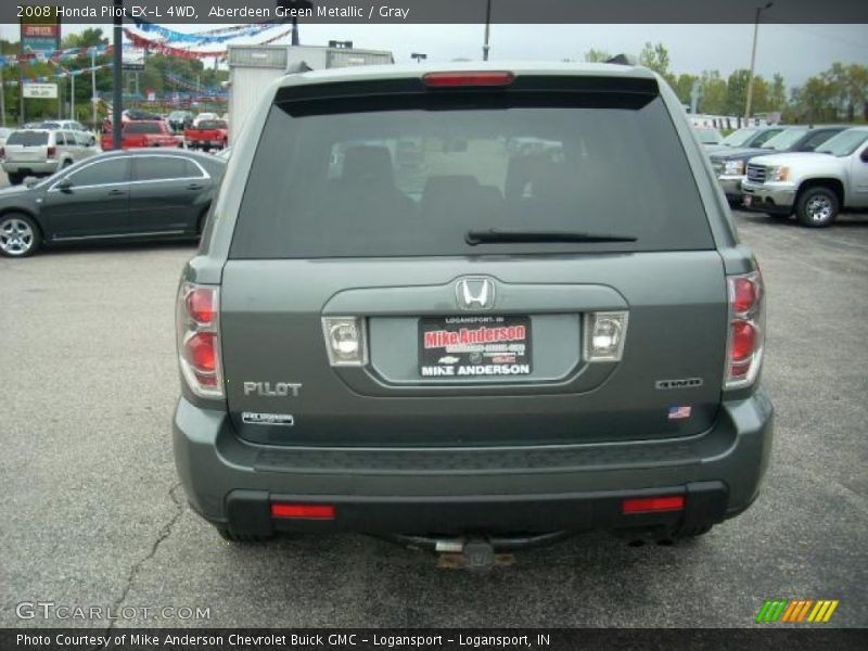 Aberdeen Green Metallic / Gray 2008 Honda Pilot EX-L 4WD