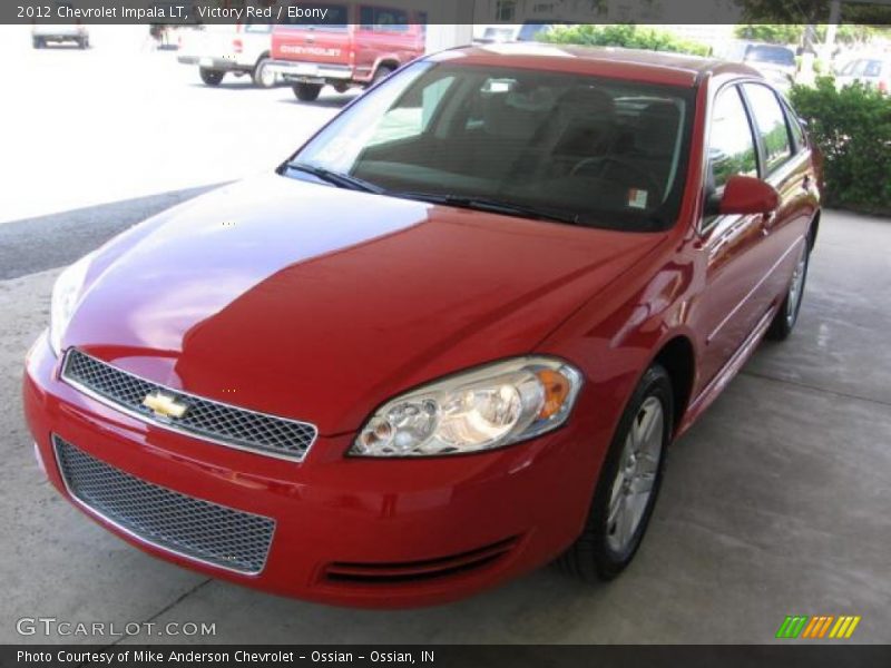 Victory Red / Ebony 2012 Chevrolet Impala LT