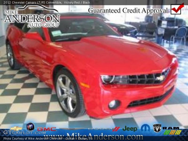 Victory Red / Black 2012 Chevrolet Camaro LT/RS Convertible