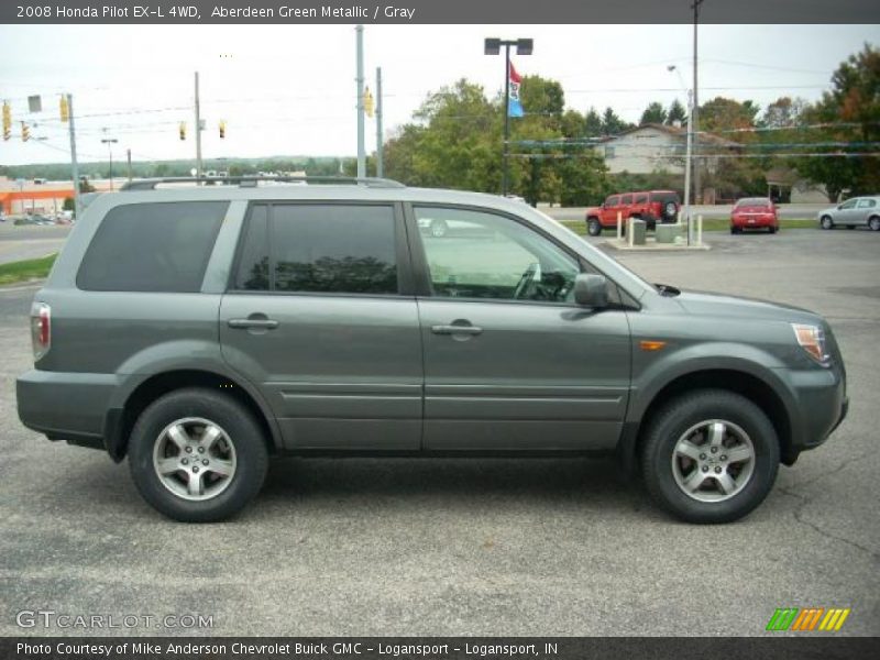 Aberdeen Green Metallic / Gray 2008 Honda Pilot EX-L 4WD