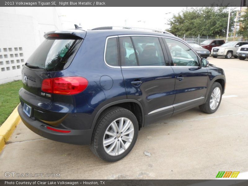 Night Blue Metallic / Black 2013 Volkswagen Tiguan SE
