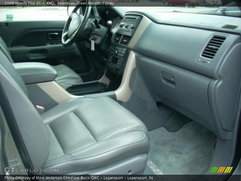 Aberdeen Green Metallic / Gray 2008 Honda Pilot EX-L 4WD