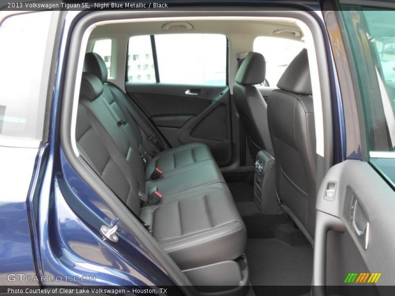 Night Blue Metallic / Black 2013 Volkswagen Tiguan SE