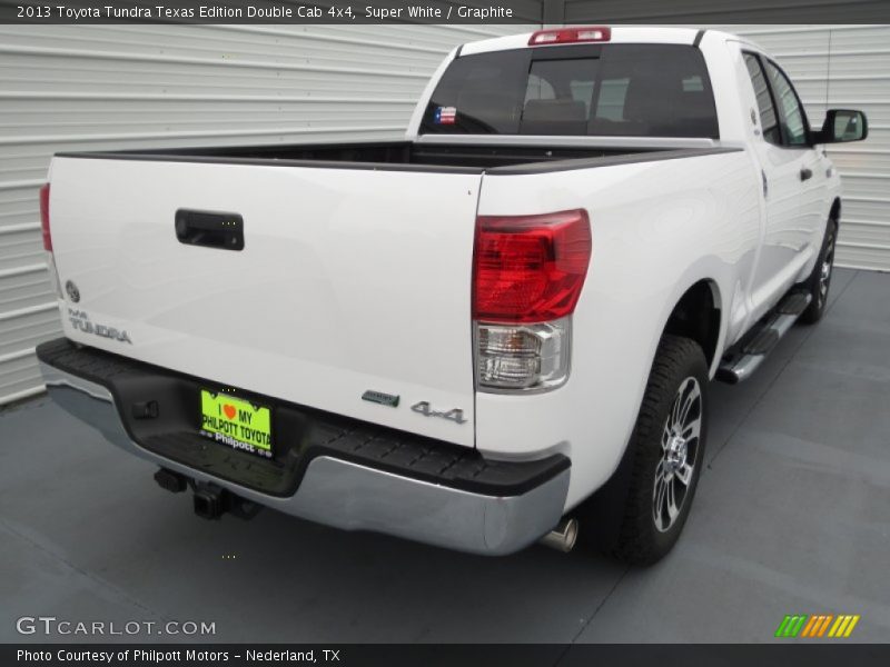 Super White / Graphite 2013 Toyota Tundra Texas Edition Double Cab 4x4