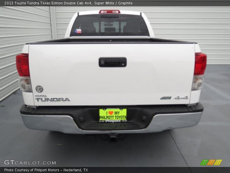 Super White / Graphite 2013 Toyota Tundra Texas Edition Double Cab 4x4