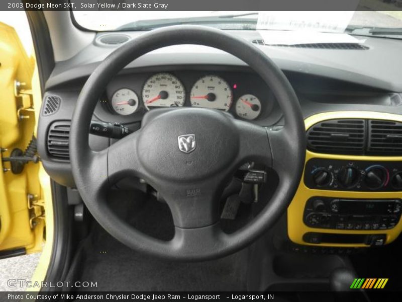 Solar Yellow / Dark Slate Gray 2003 Dodge Neon SXT