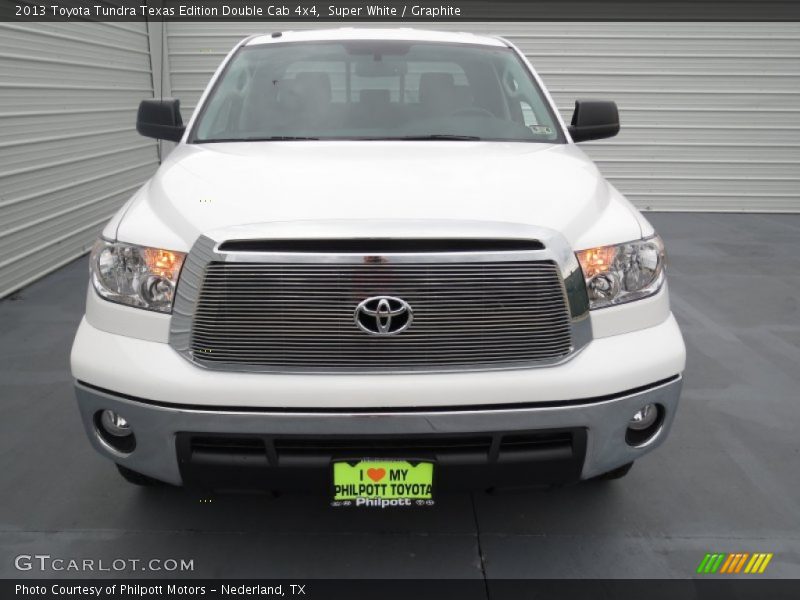 Super White / Graphite 2013 Toyota Tundra Texas Edition Double Cab 4x4