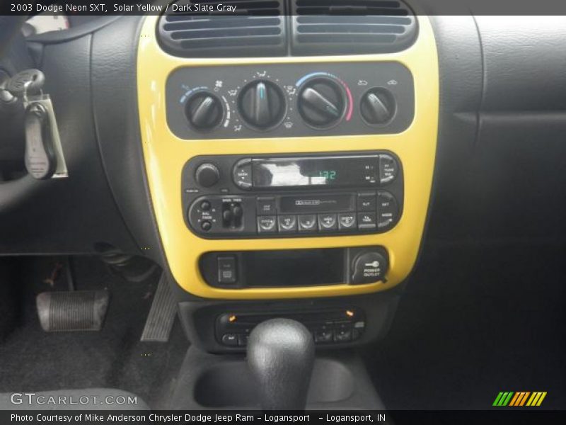 Solar Yellow / Dark Slate Gray 2003 Dodge Neon SXT