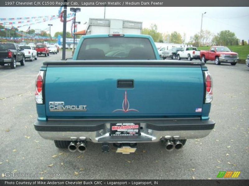 Laguna Green Metallic / Medium Dark Pewter 1997 Chevrolet C/K C1500 Regular Cab