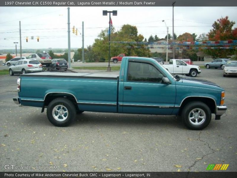  1997 C/K C1500 Regular Cab Laguna Green Metallic