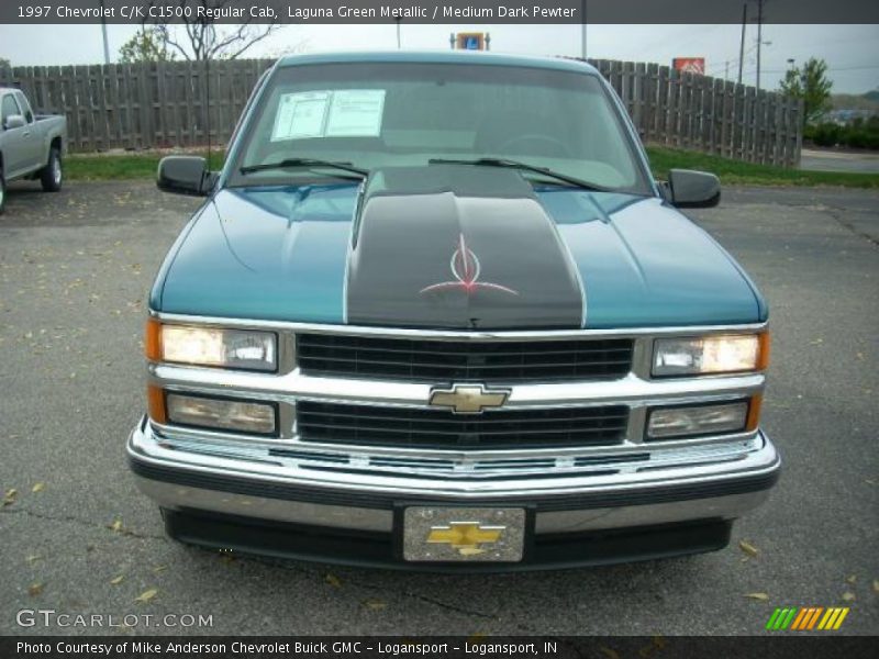 Laguna Green Metallic / Medium Dark Pewter 1997 Chevrolet C/K C1500 Regular Cab