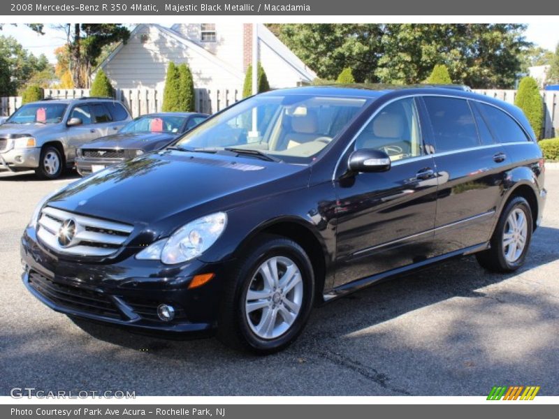 Majestic Black Metallic / Macadamia 2008 Mercedes-Benz R 350 4Matic