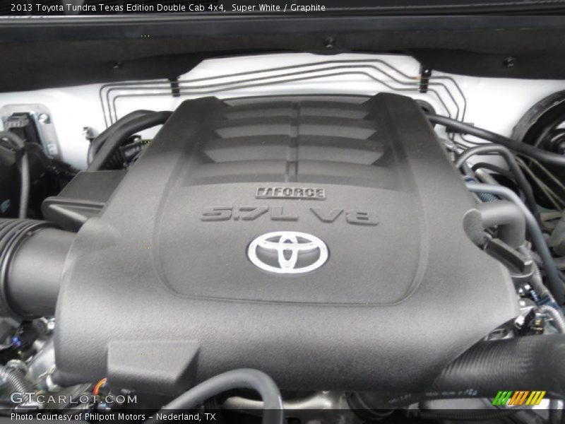  2013 Tundra Texas Edition Double Cab 4x4 Engine - 5.7 Liter Flex-Fuel DOHC 32-Valve Dual VVT-i V8