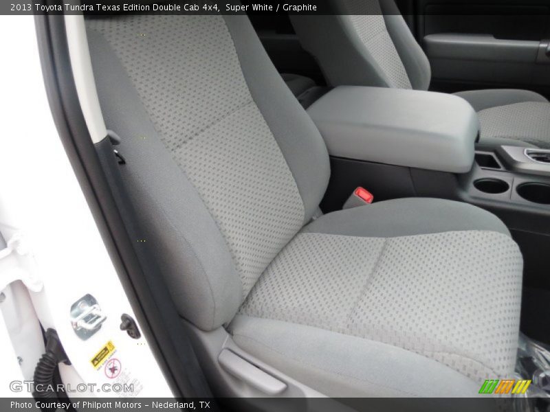 Super White / Graphite 2013 Toyota Tundra Texas Edition Double Cab 4x4