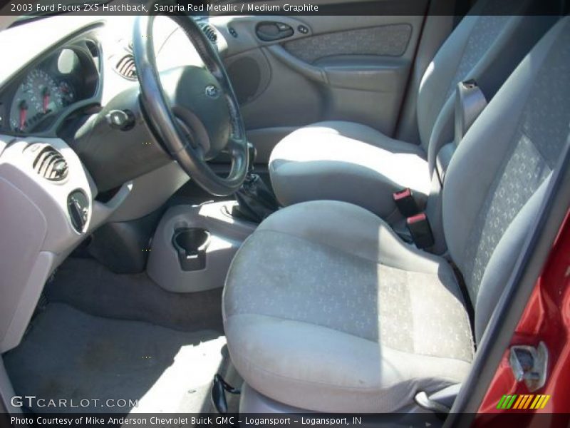 Sangria Red Metallic / Medium Graphite 2003 Ford Focus ZX5 Hatchback