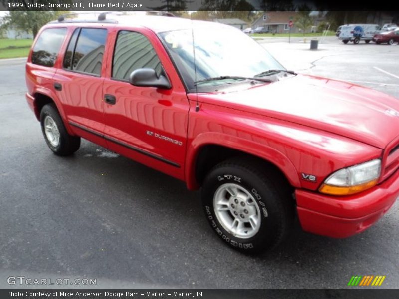 Flame Red / Agate 1999 Dodge Durango SLT
