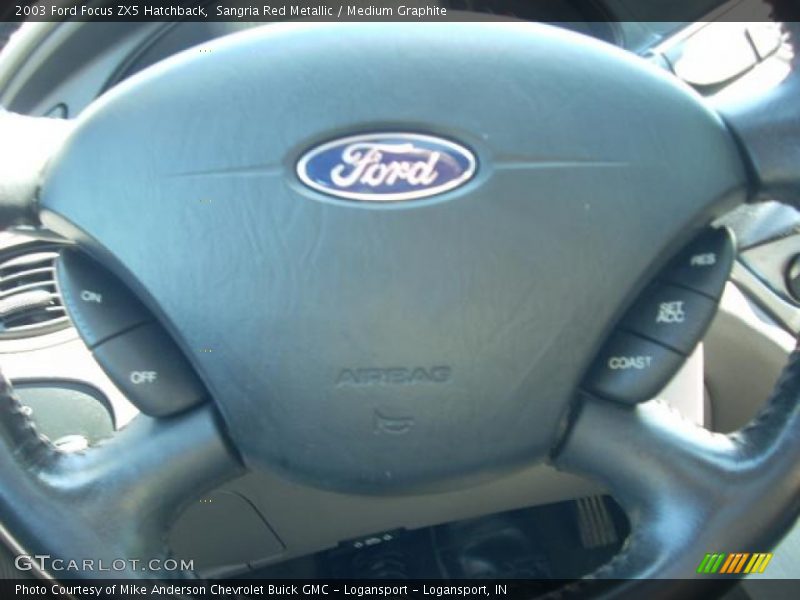 Sangria Red Metallic / Medium Graphite 2003 Ford Focus ZX5 Hatchback