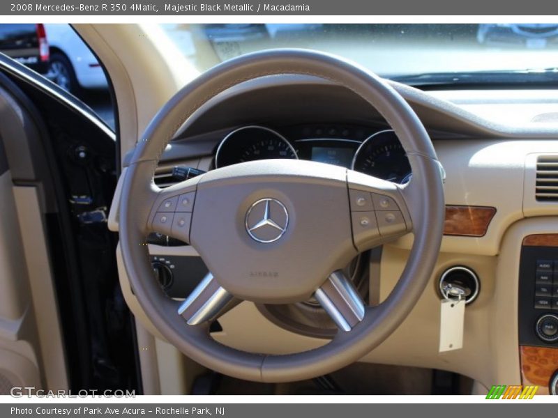 Majestic Black Metallic / Macadamia 2008 Mercedes-Benz R 350 4Matic