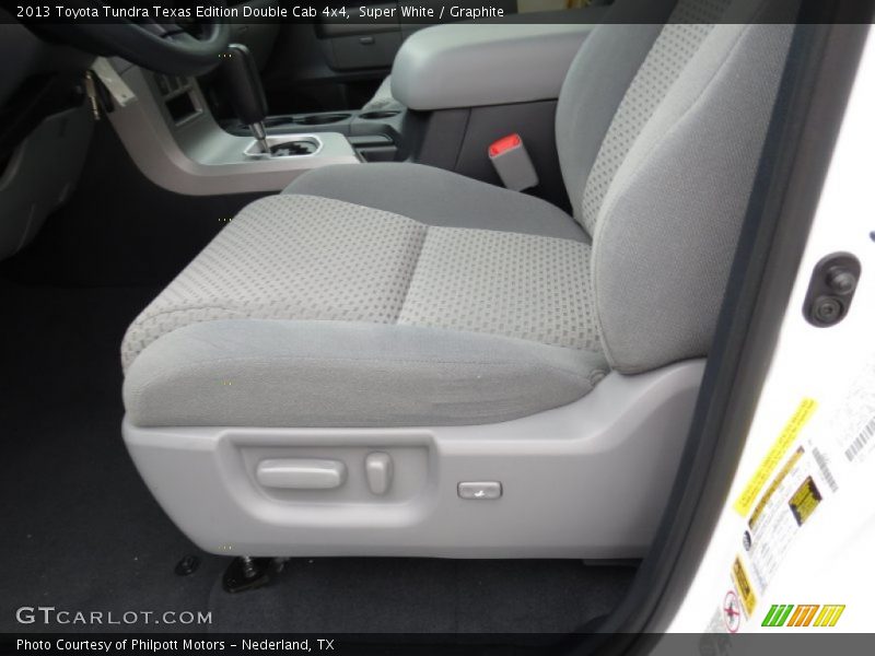 Super White / Graphite 2013 Toyota Tundra Texas Edition Double Cab 4x4