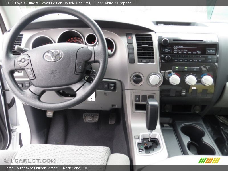 Super White / Graphite 2013 Toyota Tundra Texas Edition Double Cab 4x4