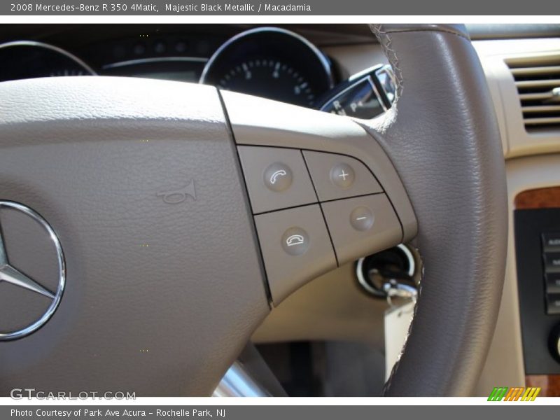 Majestic Black Metallic / Macadamia 2008 Mercedes-Benz R 350 4Matic