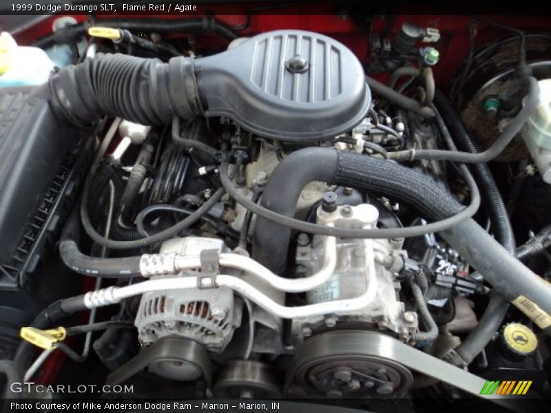 Flame Red / Agate 1999 Dodge Durango SLT